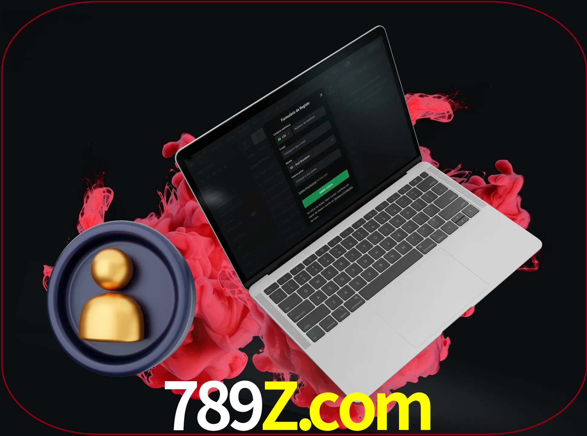 No cabeçalho do site 789z, clique no botão que o levará a um formulário especial onde terá de introduzir as suas informações actuais.