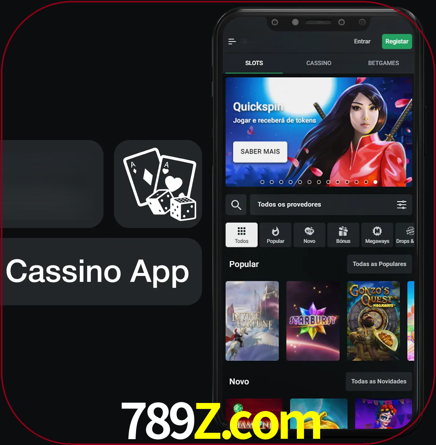 Jogue jogos de cassino e ganhe.