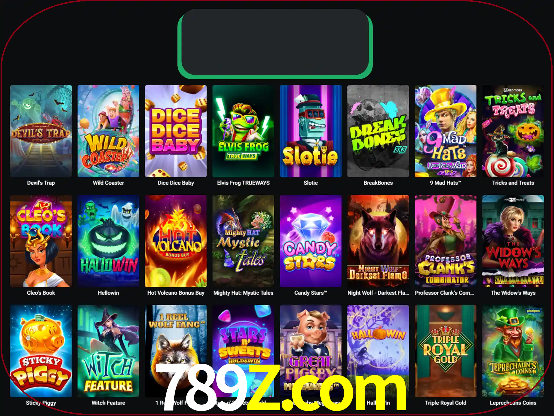 Procure por seus amados jogos de slot.
