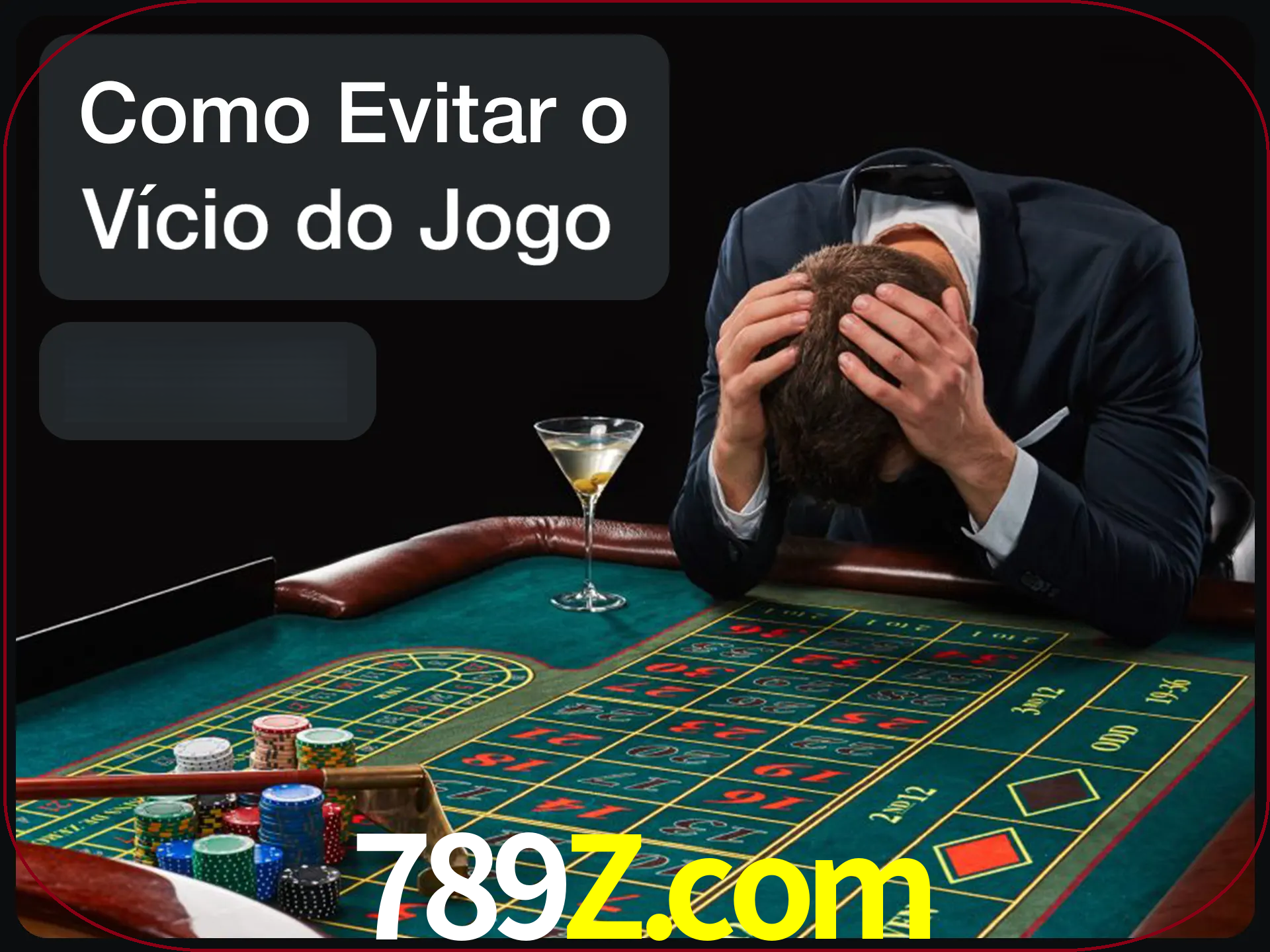 Você é responsável por cada uma de suas apostas.